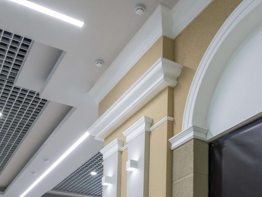 sztukateria, listwy karniszowe